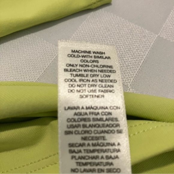 Chico's Zenergy Collared Pullover 3/4 Sleeve Green Golf Polo Shirt, 3, XL - Picture 12 of 12